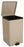 McKesson McKesson Trash Can with Plastic Liner 32 Quart Square Beige Steel Step On - 81-35268