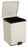 McKesson McKesson Trash Can with Plastic Liner 20 Quart Square White Steel Step On - 81-35269
