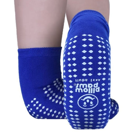 Pillow Paws Bariatric - Slipper Socks 3X-Large Royal Blue Ankle High - 1099-001
