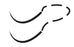 Surgical Specialties Sharpoint Suture with Needle Nonabsorbable Uncoated Black Suture Monofilament Nylon Size 10-0 1 Inch Suture Double-Armed 5 mm Length Bi-Curve meter E. T. Point Needle - AA-2492