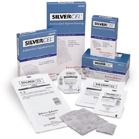 Systagenix Wound Management Silvercel Alginate Dressing with Silver 1 X 12 Inch Roll Sterile - 800112