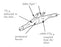 Salter Labs Salter-Style ETCO2 Nasal Sampling Cannula with O2 One Nare O2 / One Nare Sampled Pediatric Curved Prong / Non-flared Tip - 4703F-7-7-10