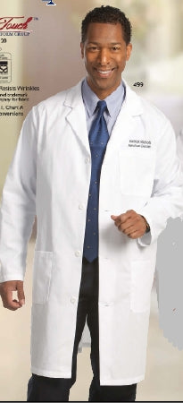 Fashion Seal Uniforms Lab Coat White Small Long Sleeves Knee Length - 444-S
