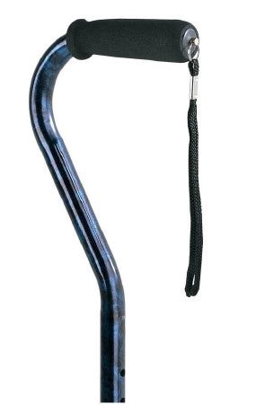 Apex-Carex Healthcare Carex Offset Cane Aluminum 31 to 40 Inch Height Blue - FGA51500 BLUE