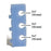 Advanced Sterilization Prod Holder Instrument Tray Aptimax .4X.4X.4" 4/Ca - 99404