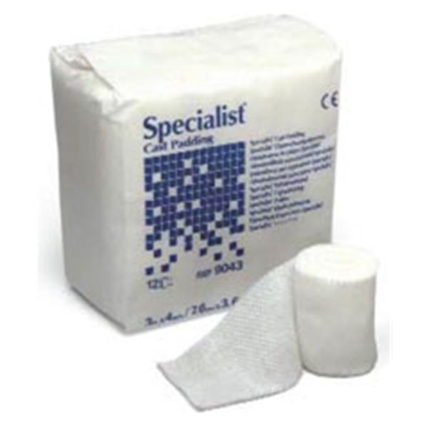 BSN Medical Padding Cast Specialist Cotton/Rayon 3"X4Yd Limb Lf White 12/Bg, 6 Bg/Ca - 9043