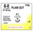 Ethicon Inc,a J & J Company Suture 6-0 Plain Gut G-1/G-1 Yellowish Tan 1X18" Double Arm Monofilament 12/Bx - 770G