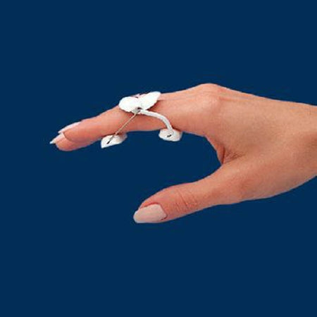 Patterson Medical Supply LMB Spring Finger Support Left or Right Hand White Size C - 704104