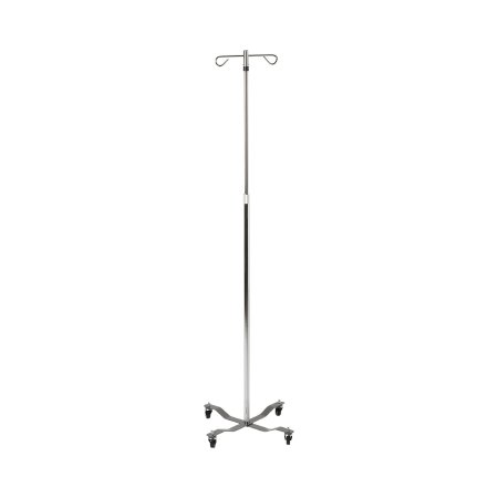 drive - IV Pole 2-Hook 4-Leg Chrome Plated Steel with Weights - 13033