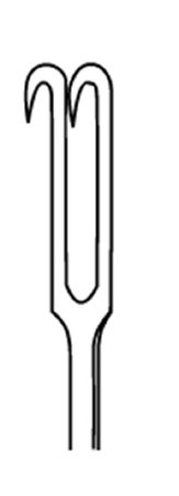 Miltex MeisterHand Skin Hook Joseph 6-1/4 Inch Stainless Steel NonSterile Reusable - H21-153