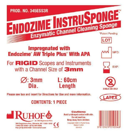 Ruhof Healthcare Endozime InstruSponge Instrument Cleaning Sponge - 345ESS3R