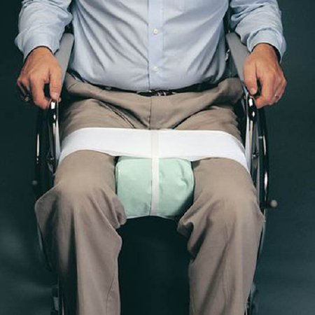 Patterson Medical Supply Hip Abduction Cushion 7 W X 8 D X 5 H Inch Bead-Filled Hook and Loop Fastening - 8296