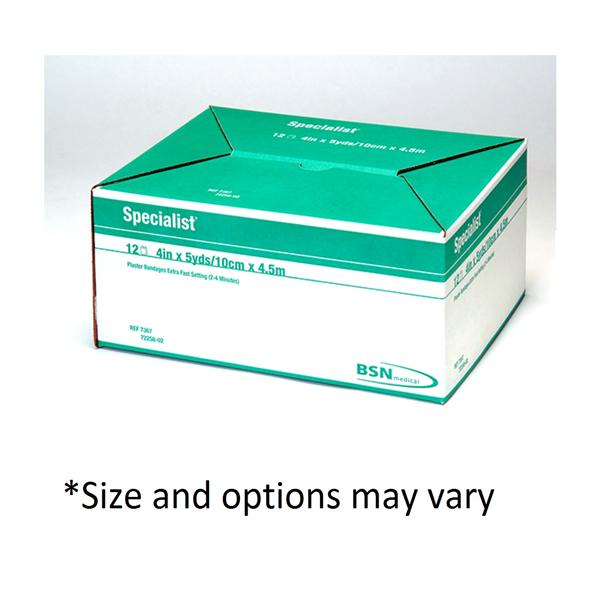 BSN Medical Bandage Casting Specialist Plstr Roll 2-4 Minute X-Fast Set Time Lf 4"X5Yd 12/Bx, 6 Dz/Ca - 7367