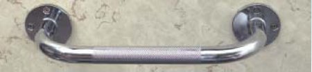 Mabis Healthcare - Wall Grab Bar Chrome Finish Knurled Steel - 521-1570-0624