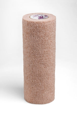 3M Coban LF Cohesive Bandage Standard Compression Self-adherent Closure Tan NonSterile