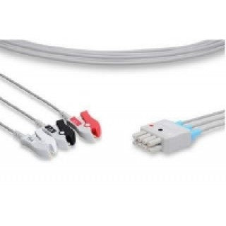 Nihon Kohden America - Electrode Clip 3-Lead, Grabber, Aha, 8 Pin Socket - BR-903PA