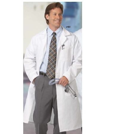 Fashion Seal Uniforms Lab Coat White Size 44 / X-Long Long Sleeves Knee Length - 6499-SZ44