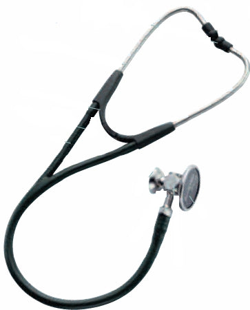Harvey DLX - Cardiology Stethoscope Blue 1-Tube 17 Inch Tube Double-Sided Chestpiece - 5079-327S