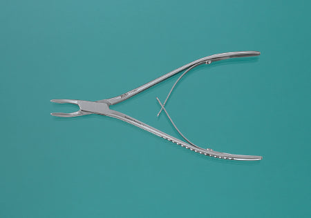 Miltex Microsurgical Rongeur Friedman Curved, Very Delicate Double Spring Plier Type Handle 1.3 Mm Jaw, 5-1/2 Inch Length - 17-4801