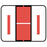 Tabbies Tab Products & Smead Compatible Alpha Label Rolls and Kit - 1"H x 1-1/4"W, 500 Per Roll