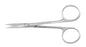 MeisterHand - Iris Scissors Knapp 4 Inch Length Surgical Grade Stainless Steel NonSterile Finger Ring Handle Curved Sharp Tip / Blunt Tip - MH18-1426