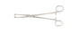Miltex - Tissue Forceps Allis 7-1/4 Inch Length OR Grade German Stainless Steel NonSterile Ratchet Lock Finger Ring Handle Straight Double Row of Atraumatic Teeth - 16-26