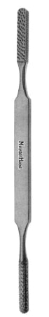 MeisterHand - Rasp Fomon 8-1/4 Inch Stainless Steel Reusable Curved Fine / Coarse Teeth - MH21-368