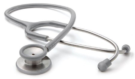 American Diagnostic Corp Adscope 603 Classic Stethoscope Gray 1-Tube 22 Inch Tube Double Sided Chestpiece - 603G