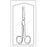 Sklar Econo Operating Scissors 5-1/2 Inch Length Floor Grade Sterile Finger Ring Handle Curved Sharp/Sharp - 96-2525