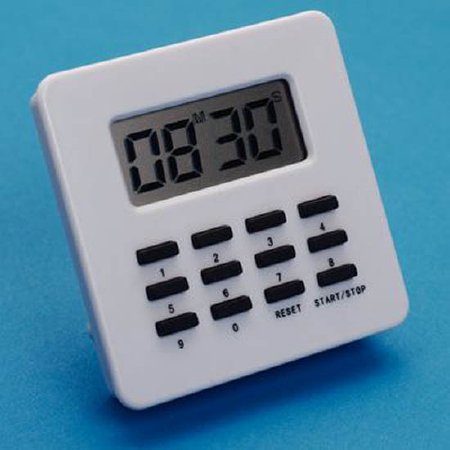 Patterson Medical Supply - Electronic Stop Watch / Timer Count Down 100 Minutes Dial Display - 7653