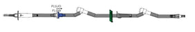ICU Medical Administration Set 60 Drops / mL Drip Rate 89 Inch Tubing 2 Ports - B3000-11