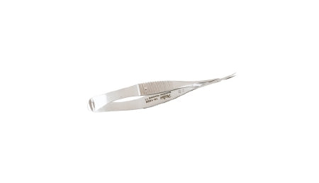 Miltex Miltex Micro Iris Scissors McPherson-Vannas 3-1/4 Inch OR Grade Stainless Steel (German) NonSterile Serrated Thumb Handle with Spring Curved Blade Sharp/Sharp - 18-1626