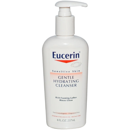 BSN Jobst Eucerin Facial Cleanser Lotion 8 oz. Pump Bottle Unscented - 72140633066