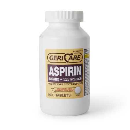 Quali-Tabs - Pain Relief 325 mg Strength Aspirin Tablet 1,000 per Bottle - 901-10-GCP