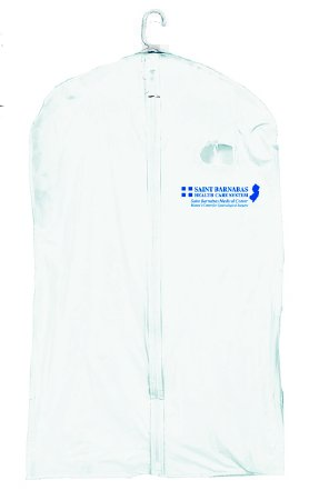 Minigrip Patient Garment Bag 24 X 40 Inch Polyvinyl Chloride Zip Closure White - VGB-HPL