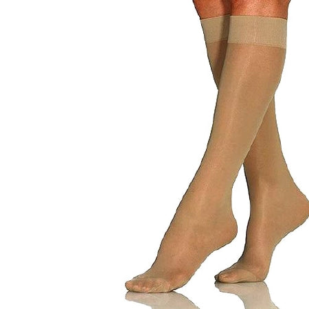 JOBST Opaque - Compression Stocking Knee High Large Natural Closed Toe - 115284