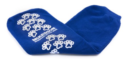 McKesson McKesson Terries Slipper Socks Bariatric, Extra Wide Royal Blue Above the Ankle - 40-1099