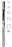 Miltex - Tendon Stripper Bunnell 6 Inch Length X 3 mm Inside Diameter Round Knurled Handle, Stainless Steel OR Grade - 27-1020