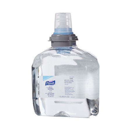 GOJO Purell Advanced Hand Sanitizer 1,200 mL Ethyl Alcohol Foaming Dispenser Refill Bottle - 5392-02