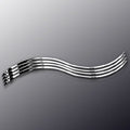 LDI - Suture Needle Serpentine Double Curved Cutting Edge Needle Cutting Edge Type Size 1 Needle - 819-1