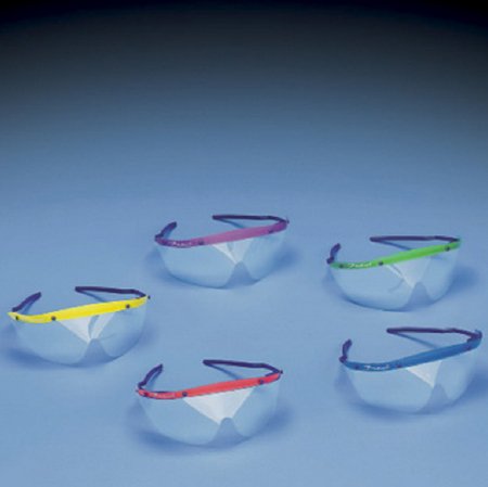 SPEyes Eye ShieldZ - Protective Glasses Wraparound Anti-fog / Anti-static Coating Clear Tint Film Lens Blue / Yellow / Green / Magenta / Red Frames Over Ear One Size Fits Most - 23-505