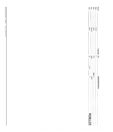 Precision Charts - ECG Mount - 2158000A