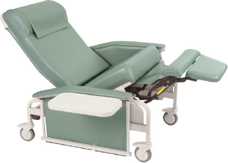 Winco Care Cliner Recliner Gray Nylon Casters Nylon Casters - 6570-07