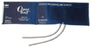 Welch Allyn Omni-Kuff Blood Pressure Cuff, 2 Tube Bladder Adult X-Long Medium 12.1 X 5.3 Inch Nylon - 1903XLCK