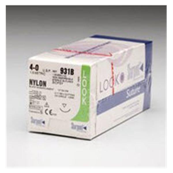 Look/Div Surgical Specialties Suture 5-0 Nylon C-17 Black 18" Monofilament 12/Bx - 917B