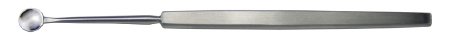 Miltex - Evisceration Spoon Bunge 5-1/2 Inch Length Small 8 mm Cup End, Flat Handle - 18-540