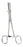 Vantage - Tube Occluding Forceps U.S. 5-3/4 Inch Length Floor Grade Stainless Steel NonSterile Ratchet Lock Finger Ring Handle Straight Serrated Jaws with Guard - V97-585
