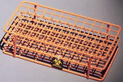 Fisher Scientific Fisherbrand Test Tube Rack 72 Place 13 mm Orange 6 X 12 Inch - 1479334A