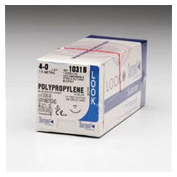 Look/Div Surgical Specialties Suture 4-0 Polypropylene C-3 Blue 18" Monofilament 12/Bx - 1091B