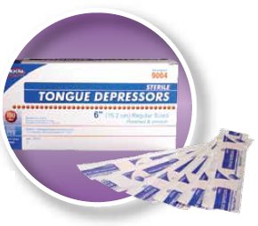 Dukal Dukal Tongue Depressor Senior 6 Inch Wood 17.5 mm Wide Blade - 9002